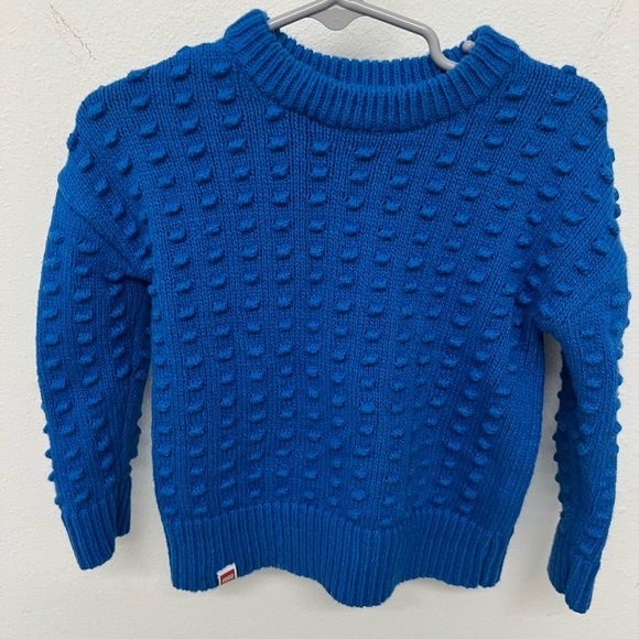 Lego x Target Toddler Adaptive Textured Sweater 2T Blue EUC - Picture 1 of 3